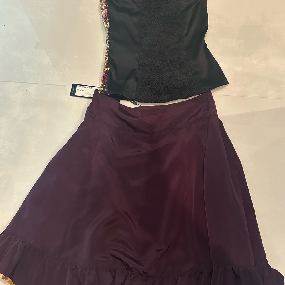 Elegant Purple Skirt by Vera moda - Picture 2 of 2